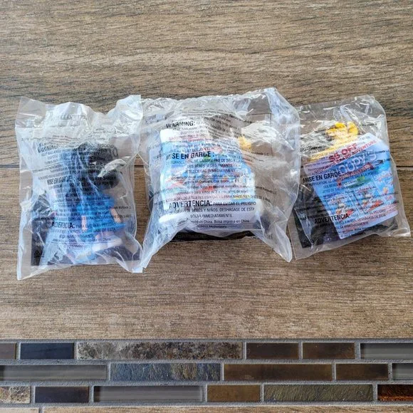 THE PEANUTS MOVIE 2015 McDonalds Happy Meal Toys Lot of 3 - #2 #5 #6 Packaging - Picture 9 of 9